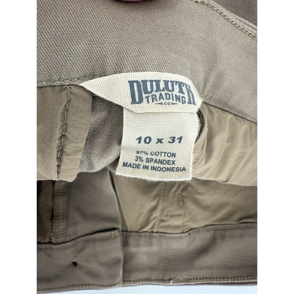 Duluth Trading Women's 10 x 31 Work Hiking Tan Pants 34" x 31" EUC - Picture 9 of 10
